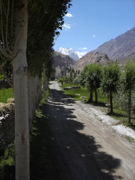 Bartang Valley. The alley